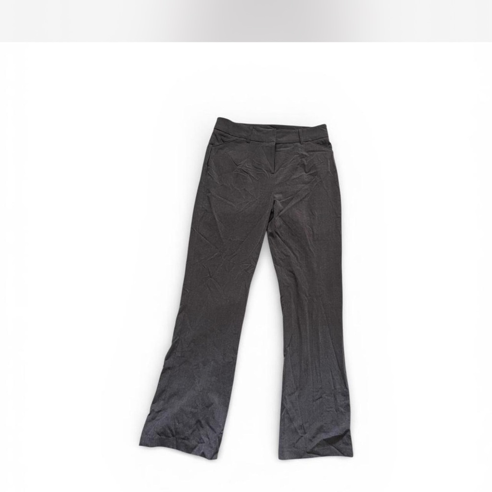 Grey Straight Legged Trouser Pants